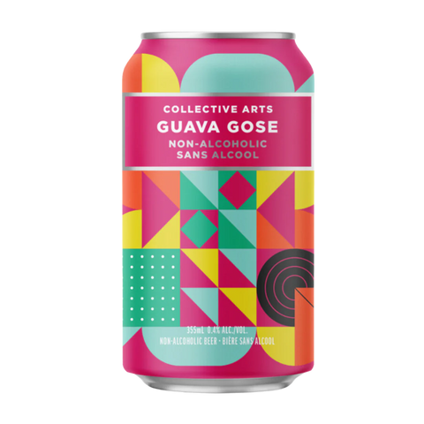 Bière Collective Arts Guava Gose sans alcool 0,4%