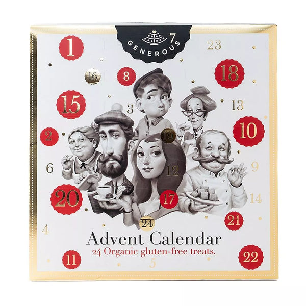 Calendrier de l'Avent : 24 gourmandises bio sans gluten