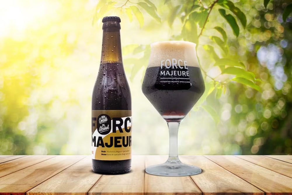 Bière brune Force Majeure 0,5% sans alcool
