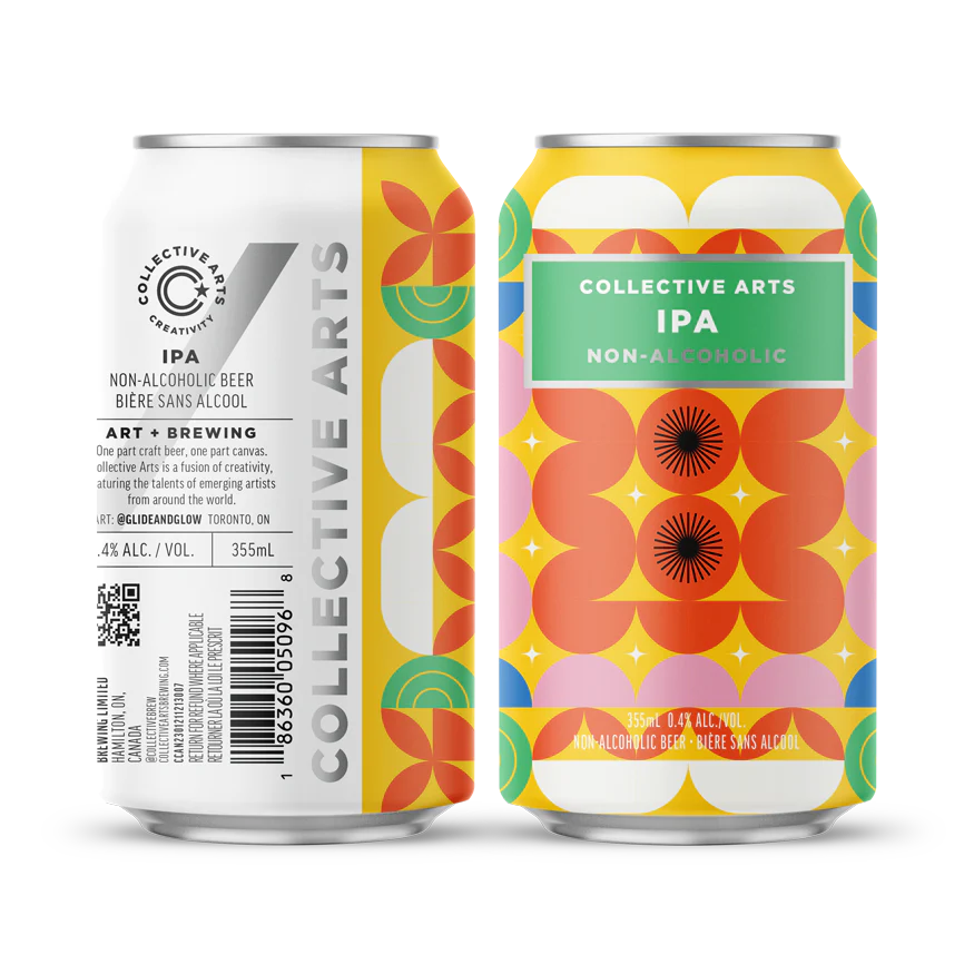 Bière Collective Arts IPA sans alcool 0,4%