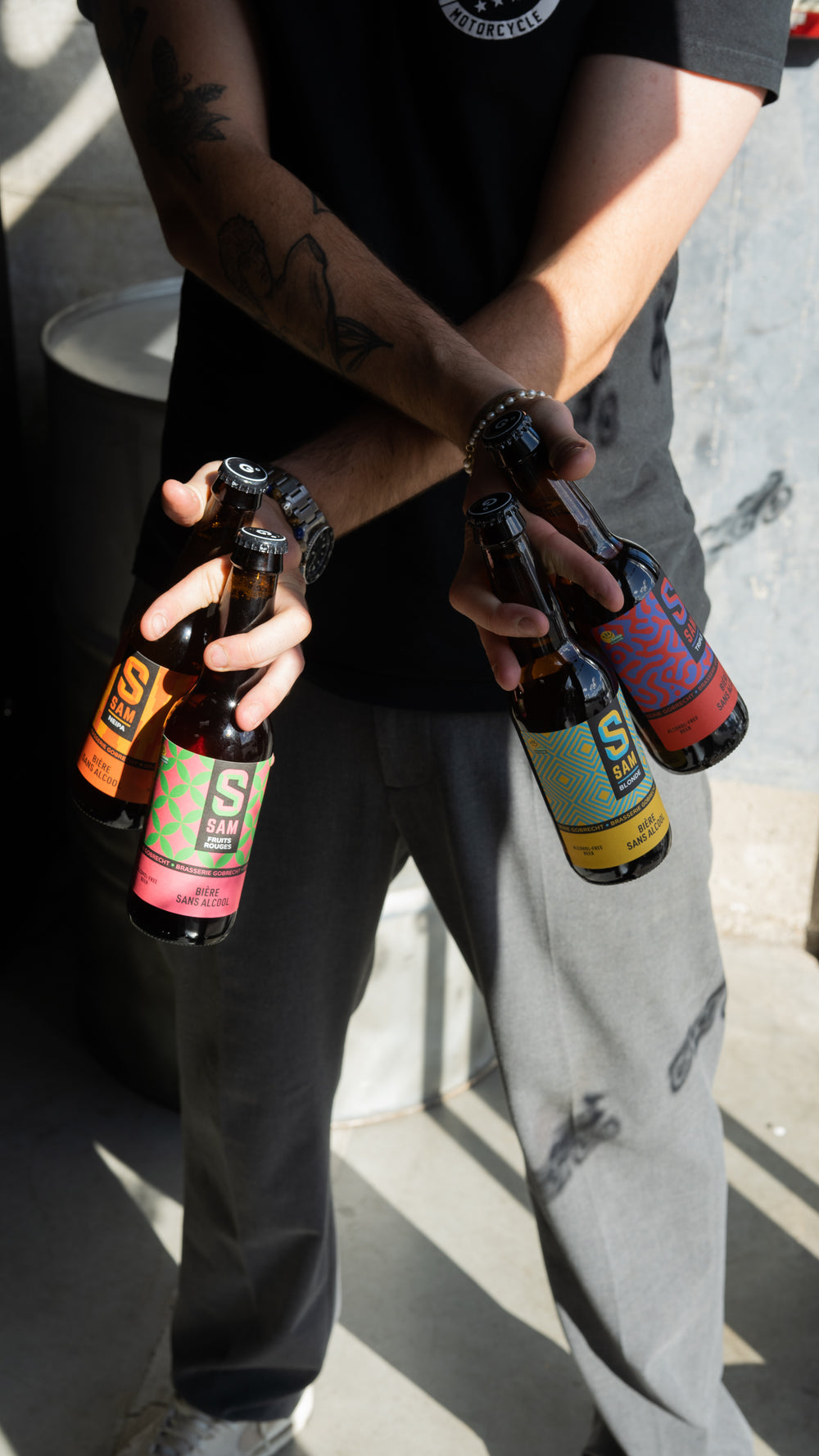 Bière SAM blonde sans alcool 0,5% - bouteille 33 cl