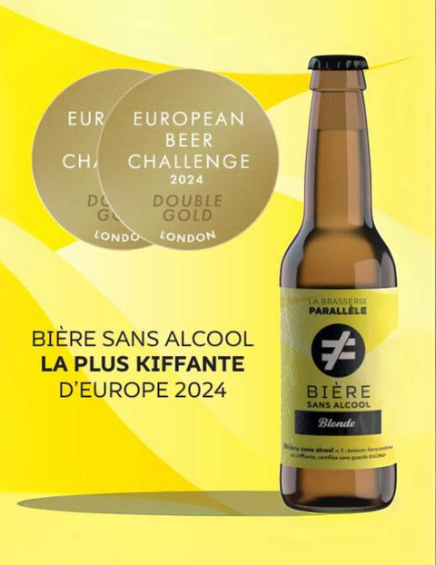 Bière blonde La Brasserie Parallèle 0,3% Bio