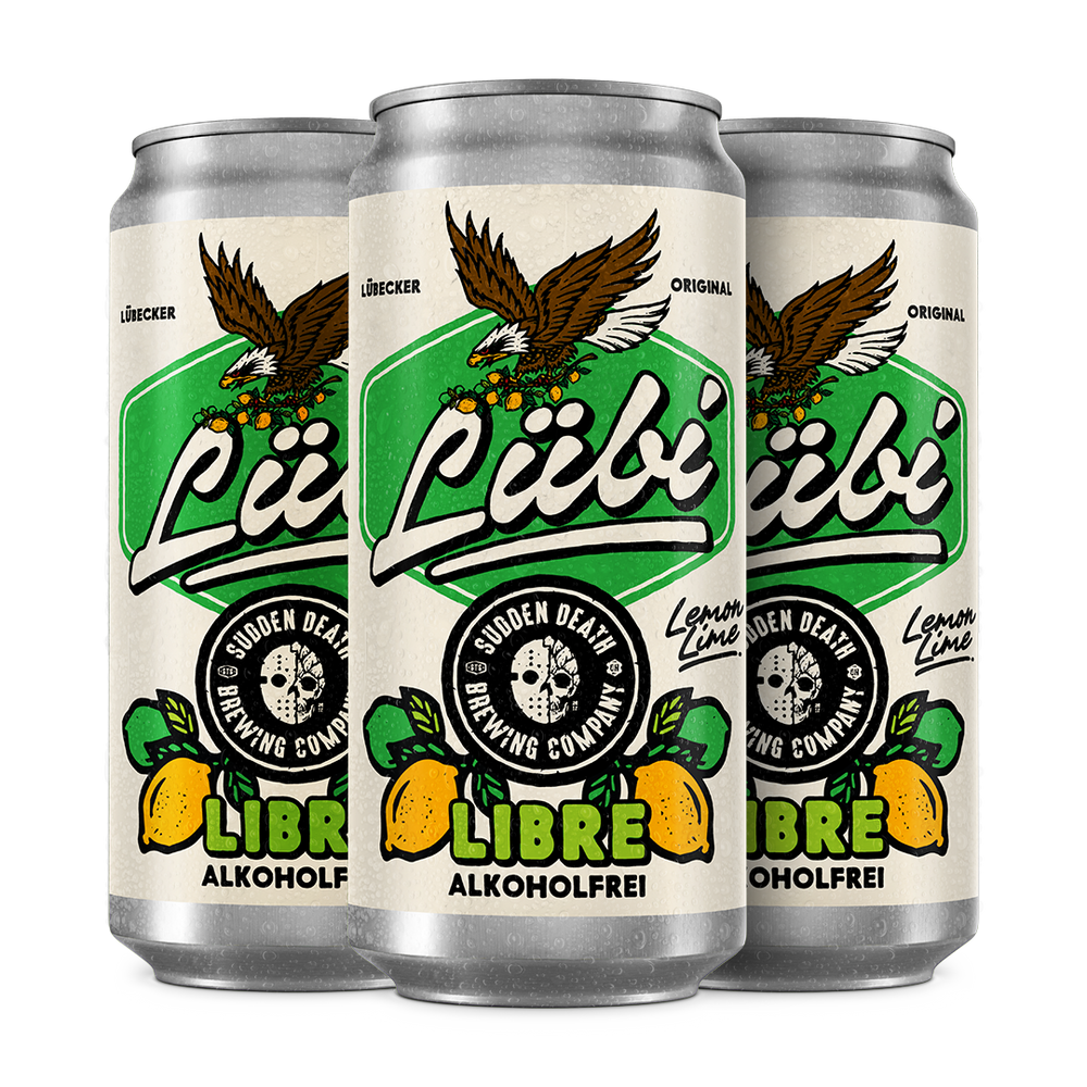 Bière Sudden Death - Lübi Libre Lemon Lime 0,5%